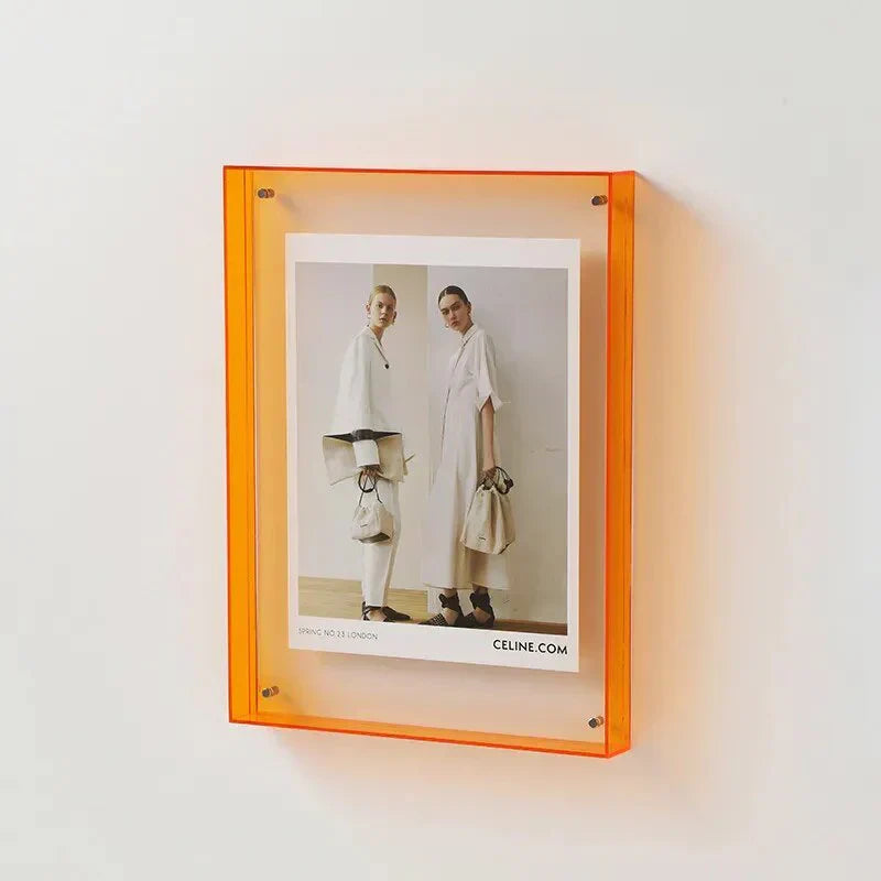 NARA | Decoratief fotolijstje van levendig gekleurd transparant acryl