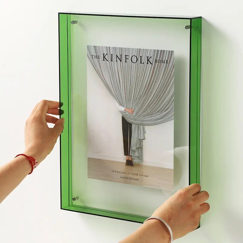 NARA | Decoratief fotolijstje van levendig gekleurd transparant acryl