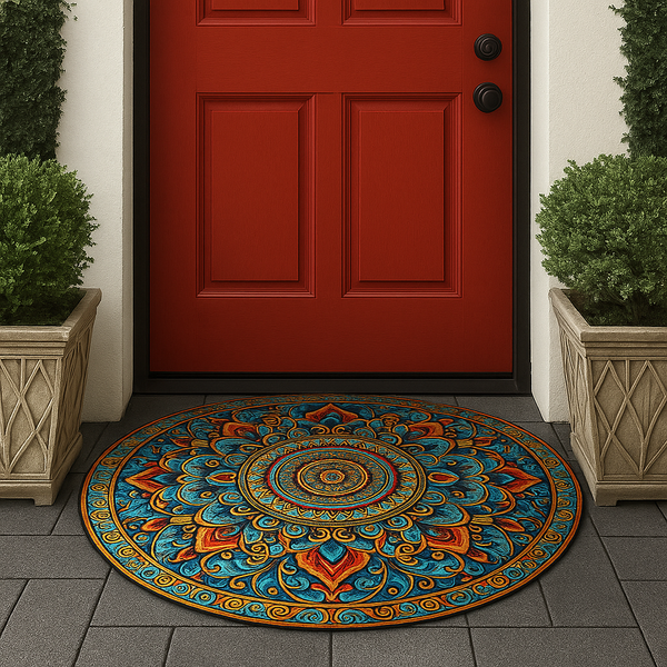 Nara – SacredCircle Deurmat met Mandala Design