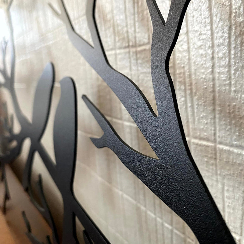 Maison Nara – Metalen Wanddecoratie ‘Vogels op Tak’
