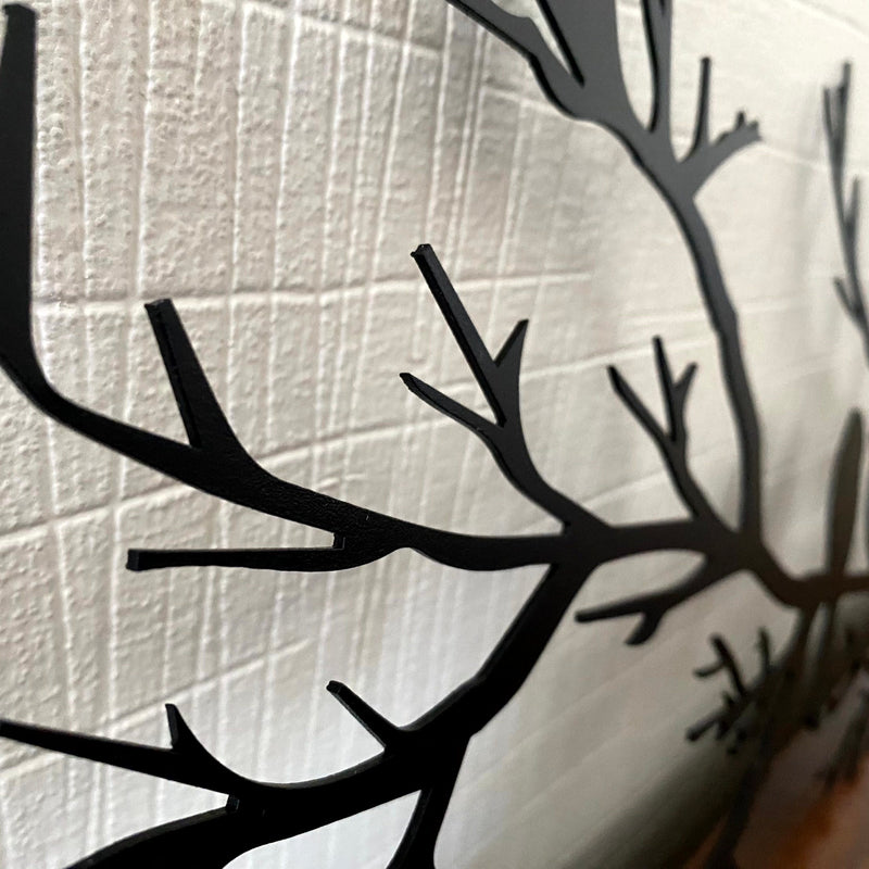 Maison Nara – Metalen Wanddecoratie ‘Vogels op Tak’
