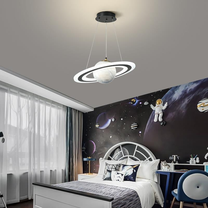 Nara – Futuristische Hanglamp met Ringverlichting