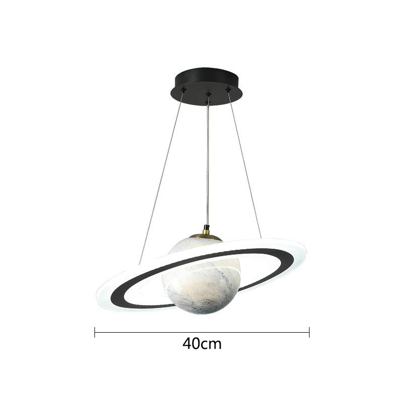Nara – Futuristische Hanglamp met Ringverlichting