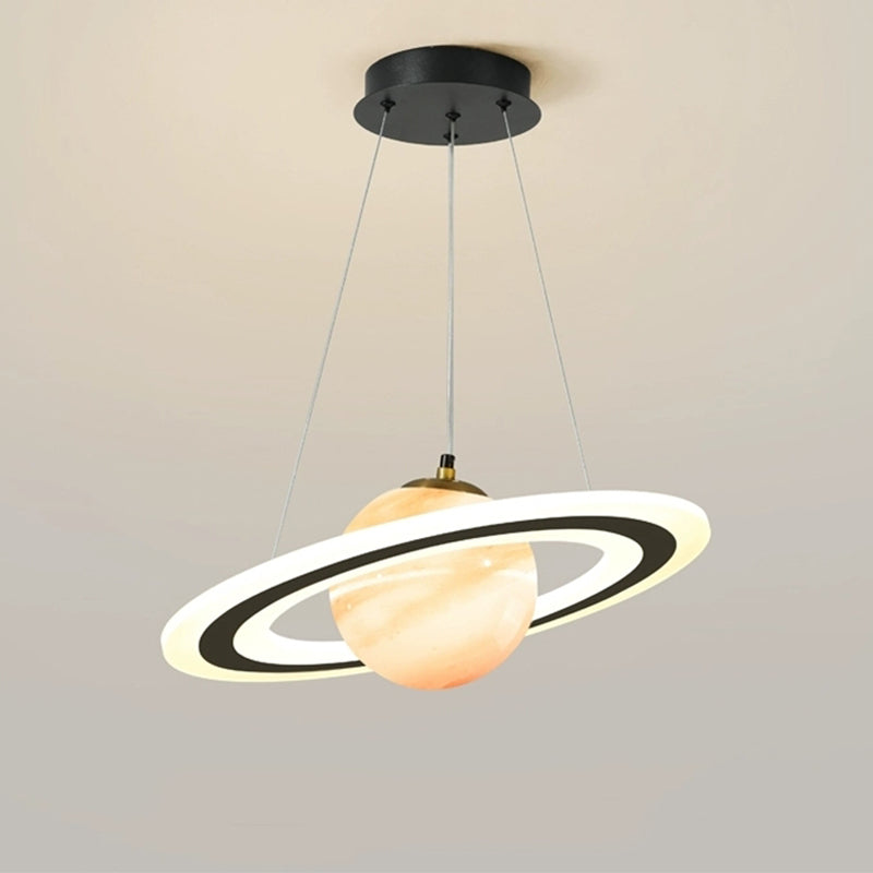 Nara – Futuristische Hanglamp met Ringverlichting
