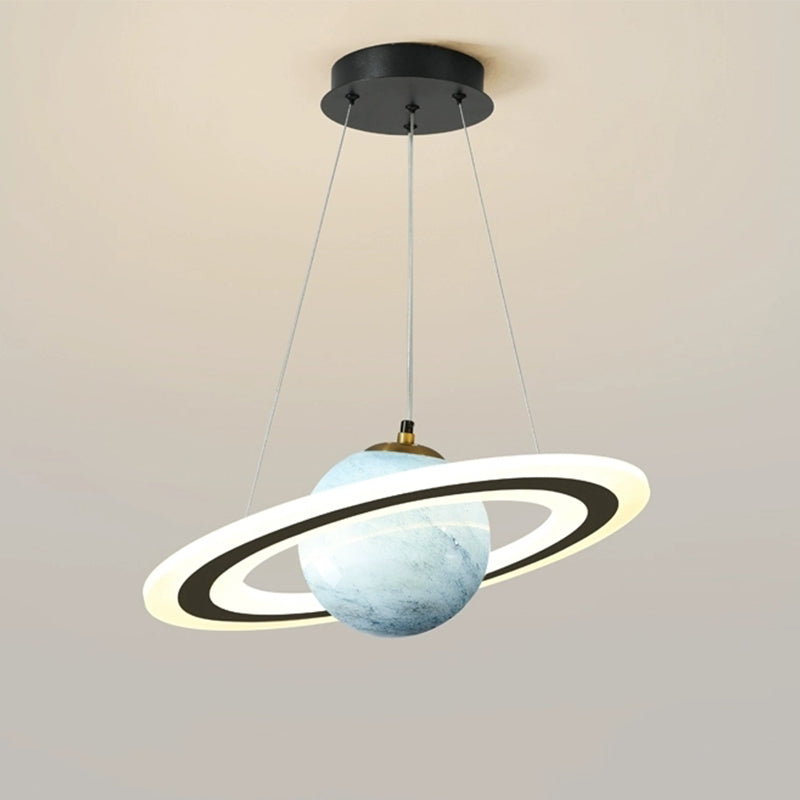 Nara – Futuristische Hanglamp met Ringverlichting