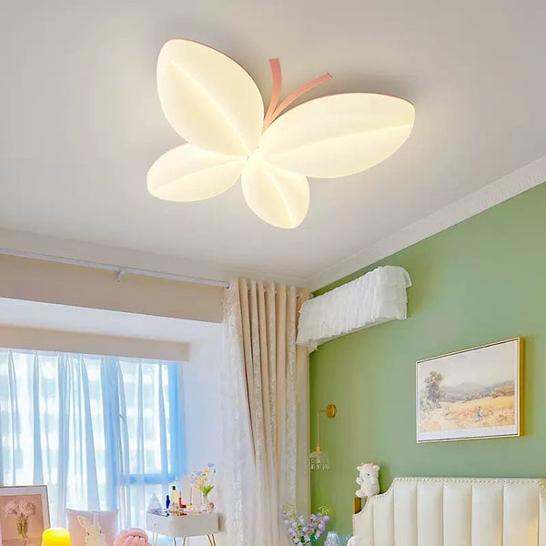 Nara - Vlinder Plafondlamp met LED voor Kinderkamer & Slaapkamer