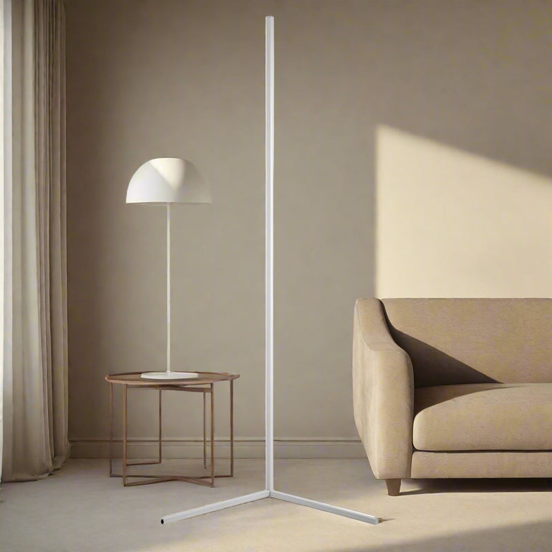 Nara – Minimalistische LED Hoeklamp met Warme Gloed