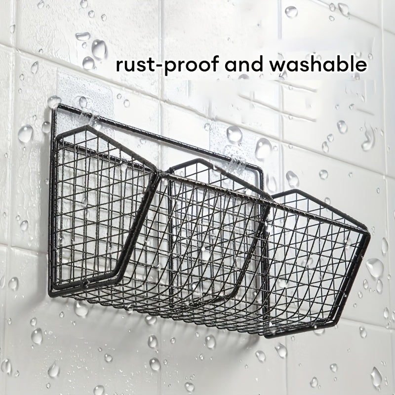 GridBin | Keuken opbergmand voor aan de muur - Hangende Organiser voor Knoflook, Uien & Groenten