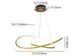 Gold Circle Hanglamp - LED Plafondlamp