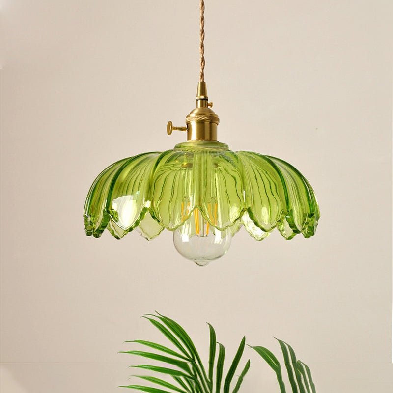 BubbleGlow – Hanglamp van glas en koper