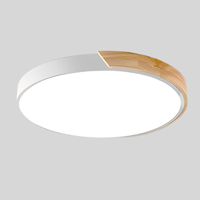 Nordic Wooden Macaron Plafondlamp