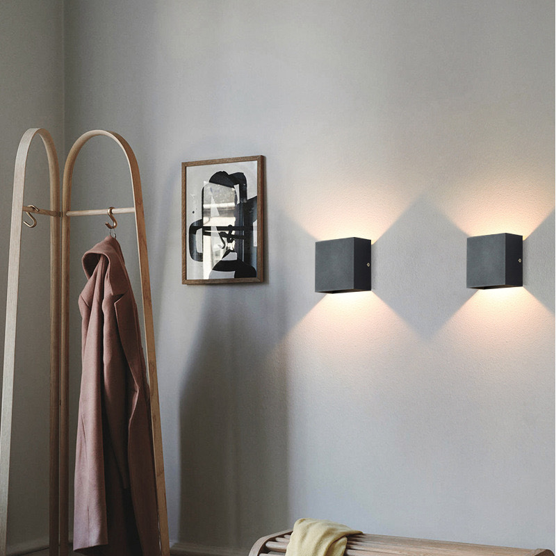 Moderne Waterdichte LED Wandlamp van Aluminium – Voor Binnen en Buiten