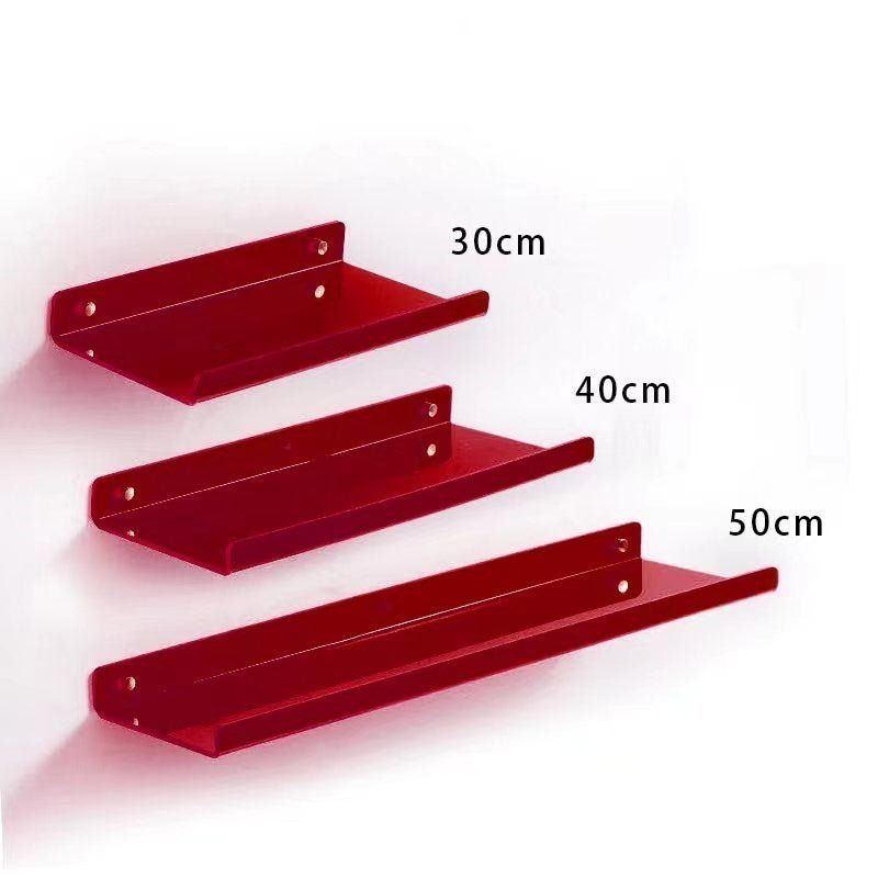 Nara – Zwevende Acryl Wandplank