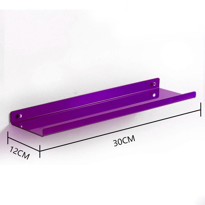 Nara – Zwevende Acryl Wandplank