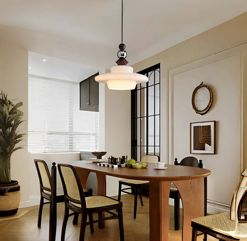 Beige Crown Hanglamp – Klassieke charme in een modern jasje