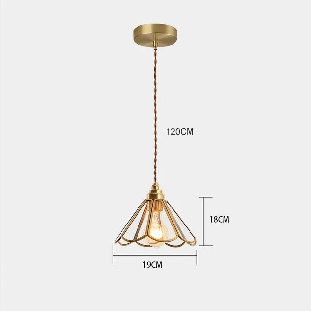 Vintage Stained Glass – Luxe hanglamp met glas-in-loodkap