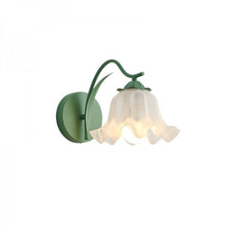 Franse retro wandlamp in bloemvorm