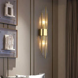 NARA | Innovatieve kristallen wandlamp met gouden touch