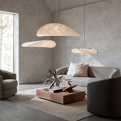 Japandi – Stoffen hanglamp in natuurlijke stijl