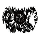 Nara – ForestTime Klok met LED en Bosdierenontwerp