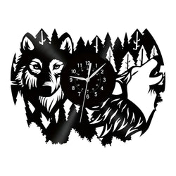 Nara – ForestTime Klok met LED en Bosdierenontwerp