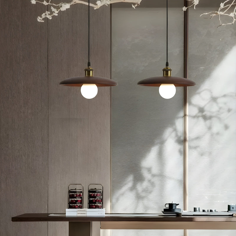 NatureLuxe – Houten plafondlamp met warme LED-verlichting