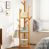 TranquilHome – Bamboe kapstok met planken