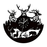 Nara – ForestTime Klok met LED en Bosdierenontwerp