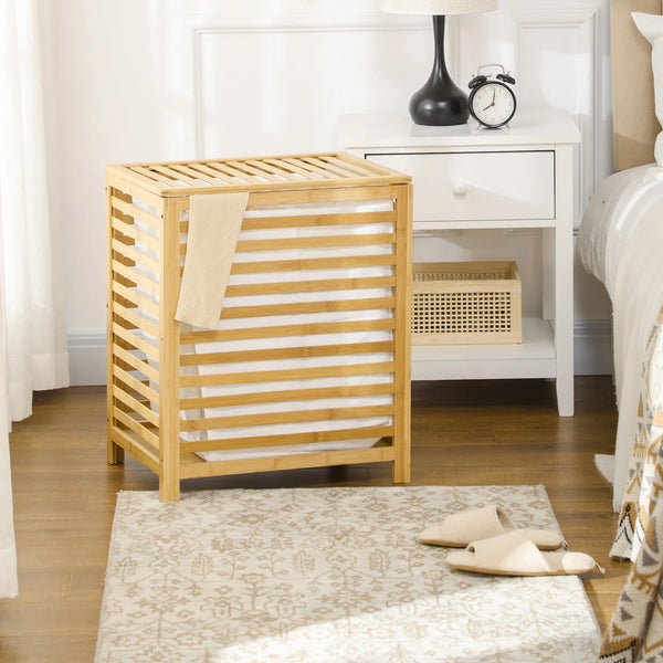 BambooTidy – Bamboe Wasmand met Elegant Design