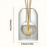 RadianceReed – Geurstokjes Diffuser van Glas en Bamboe