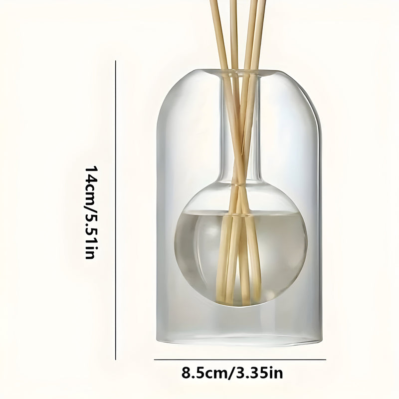 RadianceReed – Geurstokjes Diffuser van Glas en Bamboe