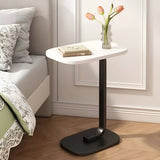 Nara – Industriële C-Vorm Bijzettafel voor Bank, Bed of Kantoor