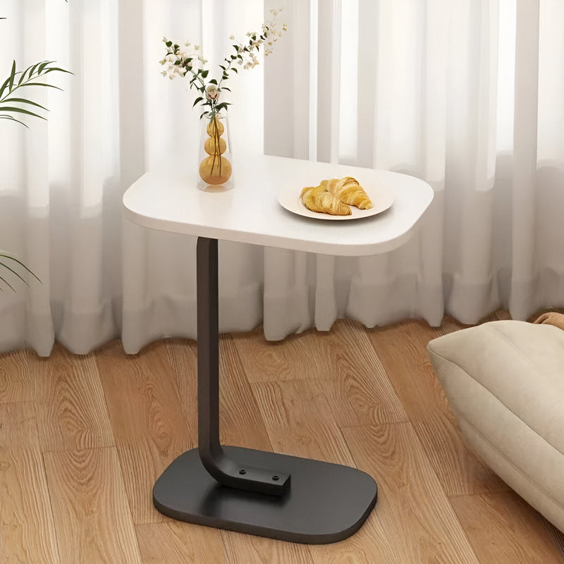 Nara – Industriële C-Vorm Bijzettafel voor Bank, Bed of Kantoor