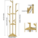 TranquilHome – Bamboe kapstok met planken