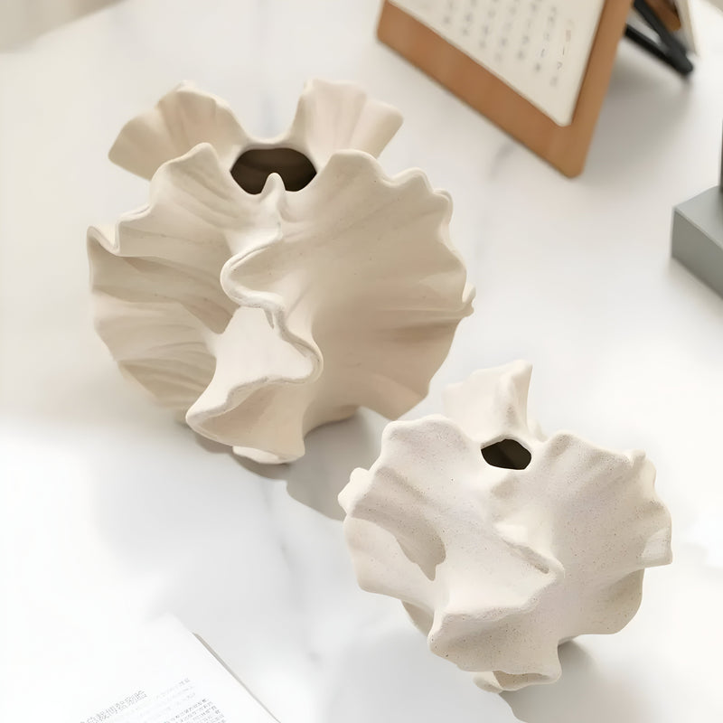 Maison – CeramiCoral Vaas met Organische Koraalvorm