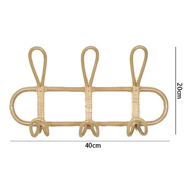 RattanTidy – Handgemaakte Wandhaken van Rattan voor het Kinderkamerinterieur