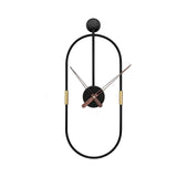 IronArt Wandklok in Minimalistische Metaalstijl