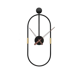 IronArt Wandklok in Minimalistische Metaalstijl