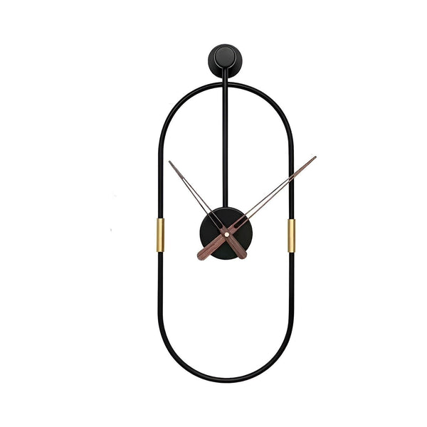 IronArt Wandklok in Minimalistische Metaalstijl