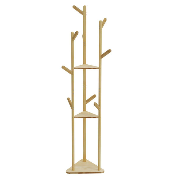 TranquilHome – Bamboe kapstok met planken