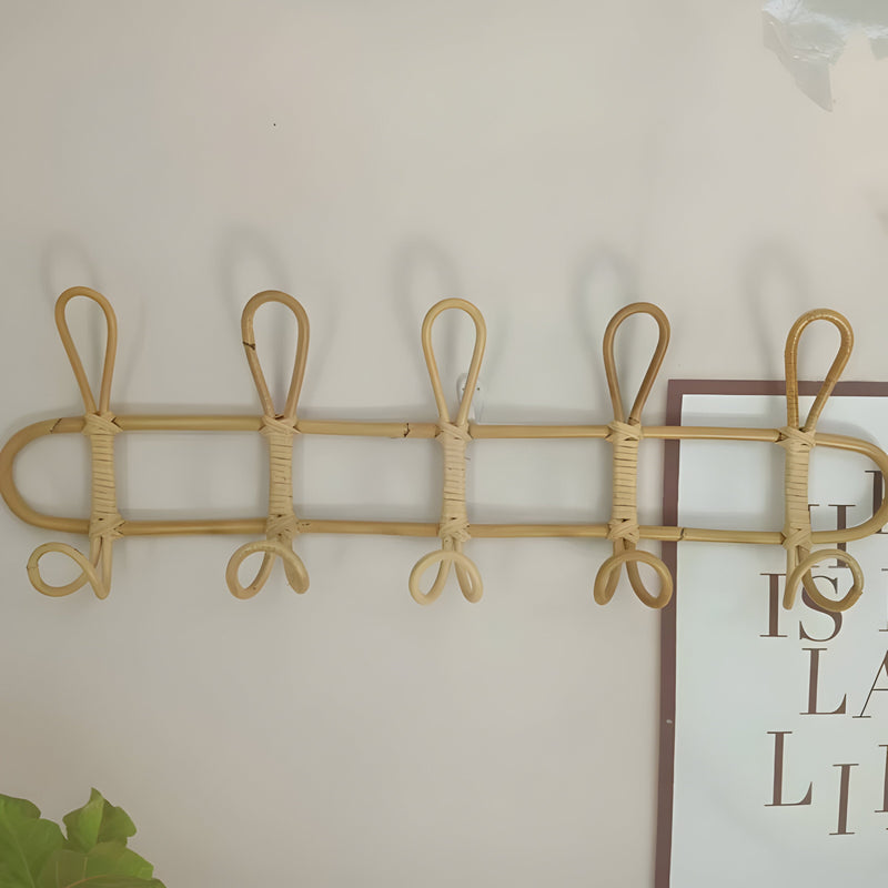 RattanTidy – Handgemaakte Wandhaken van Rattan voor het Kinderkamerinterieur