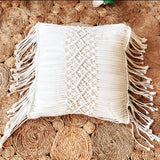 LushWeave – Handgeweven Kussenhoes met Boho Charme