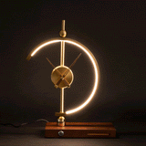NagoyaLight™ | Elegante Lampenklok met Oplaadfunctie