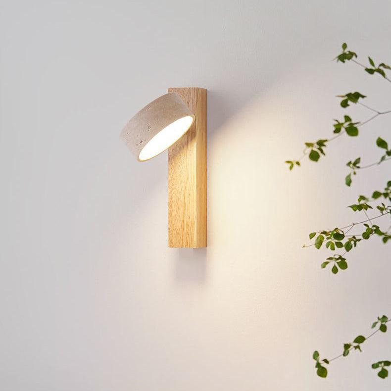 Wabi Sabi Wandlamp – Rust in Steen en Licht