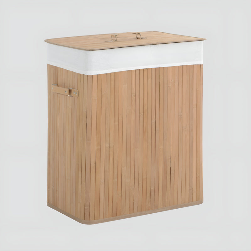 NARA – Bamboe Wasmand met Twee Compartimenten