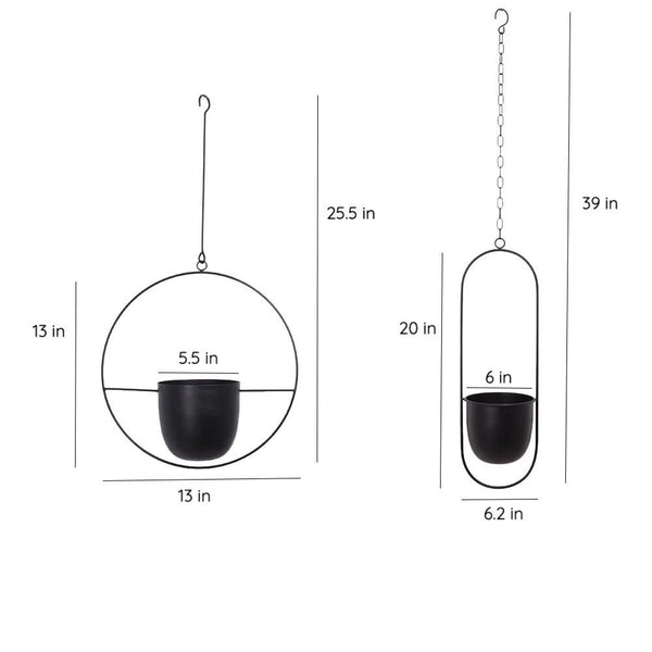 NARA - Moderne minimalistische muurplantenhanger