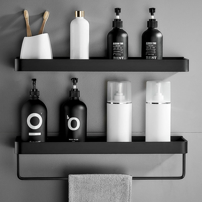 NARA | Elegante wandhouder voor douche zonder boren