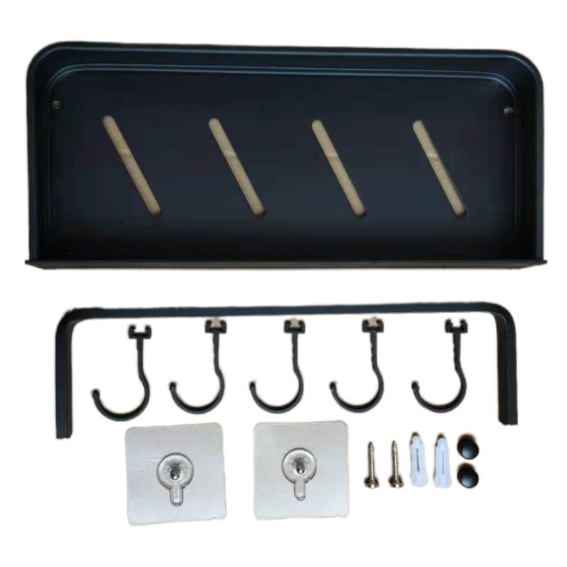 NARA | Elegante wandhouder voor douche zonder boren