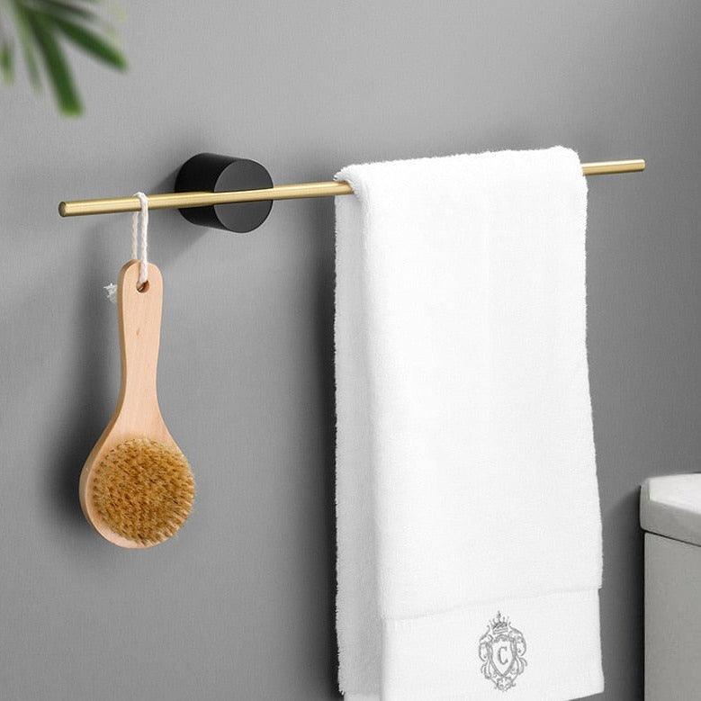 Nara – LuxeHang Metalen Handdoekhouder met Verstelbare Stang