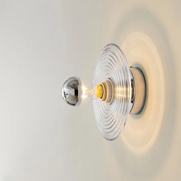 Vintage Glass – LED Wandlamp met nostalgische flair
